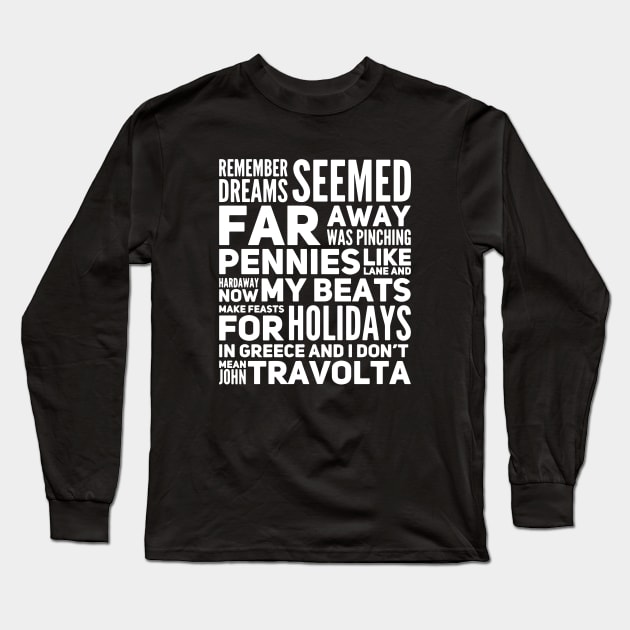 JT Typography Long Sleeve T-Shirt by usernate